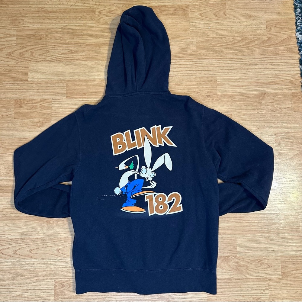 Blink 182 Navy Blue Hoodie